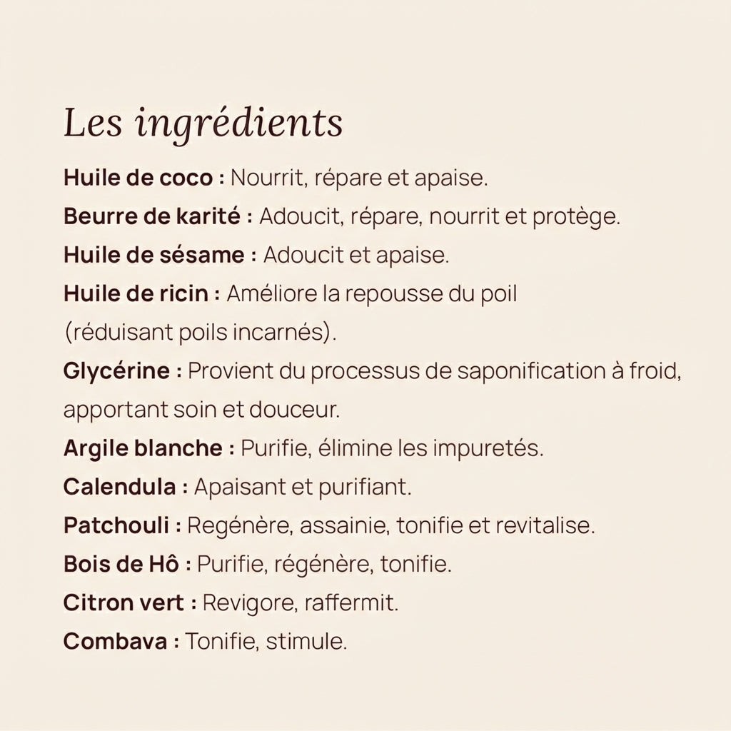 Savon Solide de Rasage - Sésame Agrume